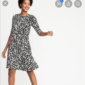 Jersey swing dress